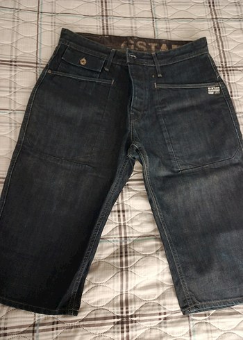 G-star Raw G-Star RAW Kemerli Erkek Koyu lacivert Denim Midi Jean