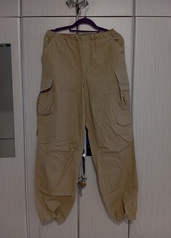  kargo cep pantalon camel 