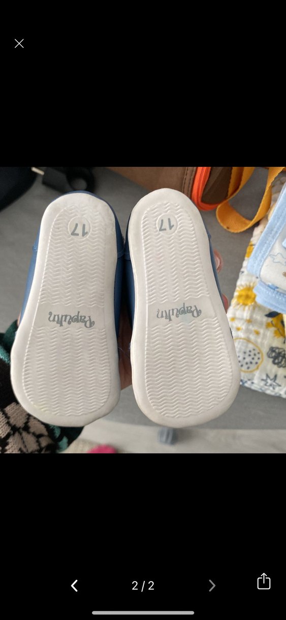 Mavi Erkek Bebek İlk Adım Ayakkabısı - Görsel 2