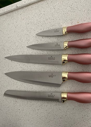 Karaca Rose Gold 6 Parça Bıçak Seti - Görsel 3