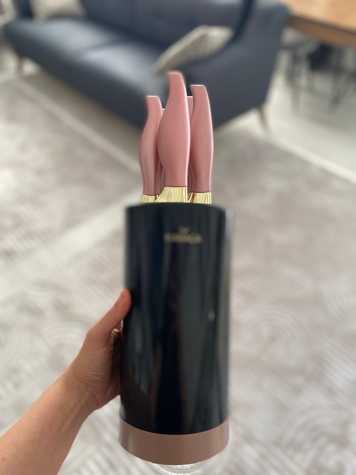 Karaca Rose Gold 6 Parça Bıçak Seti - Görsel 2