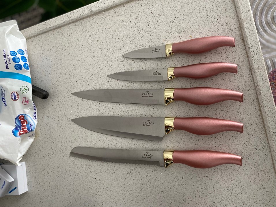 Karaca Rose Gold 6 Parça Bıçak Seti - Görsel 3
