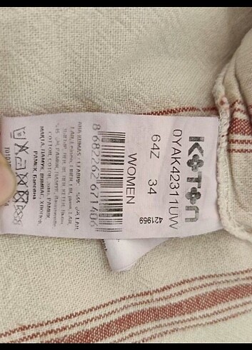 Zara KOTON PANTOLON 