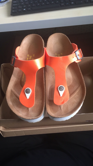 Birkenstock Turuncu Terlik 37