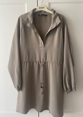 Zara Bej Rahat Kesim Midi Tunik