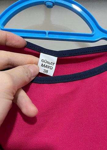 Kadın Pembe Uzun Kollu Tesettür Mayo - Görsel 4