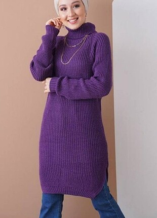 selanik uzun triko standart elbise kazak 90 cm