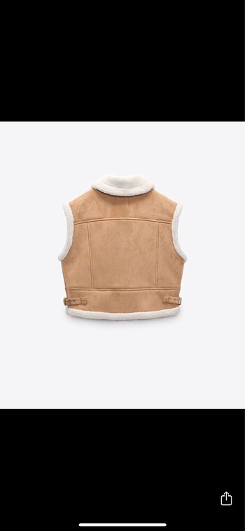 l Beden camel Renk Zara Suni Yün Yelek