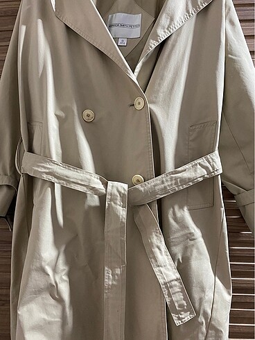 Bej oversize trençkot