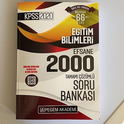 Pegem Akademi Eğitim Bilimleri Soru Bankası
