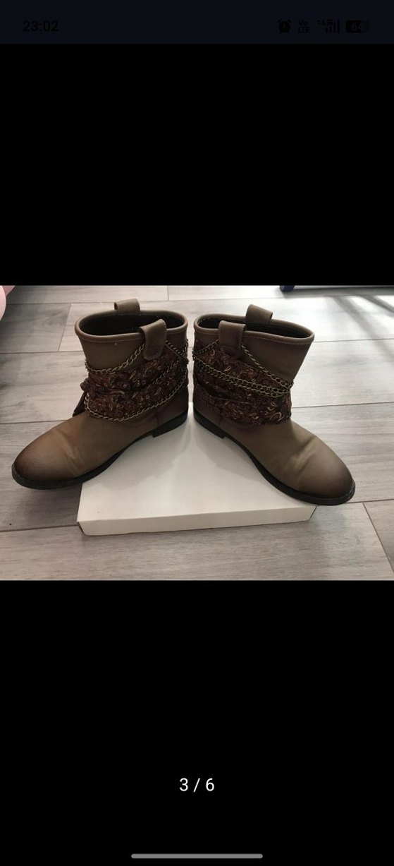 Kahverengi booti marka cok sıcak bot - Görsel 4