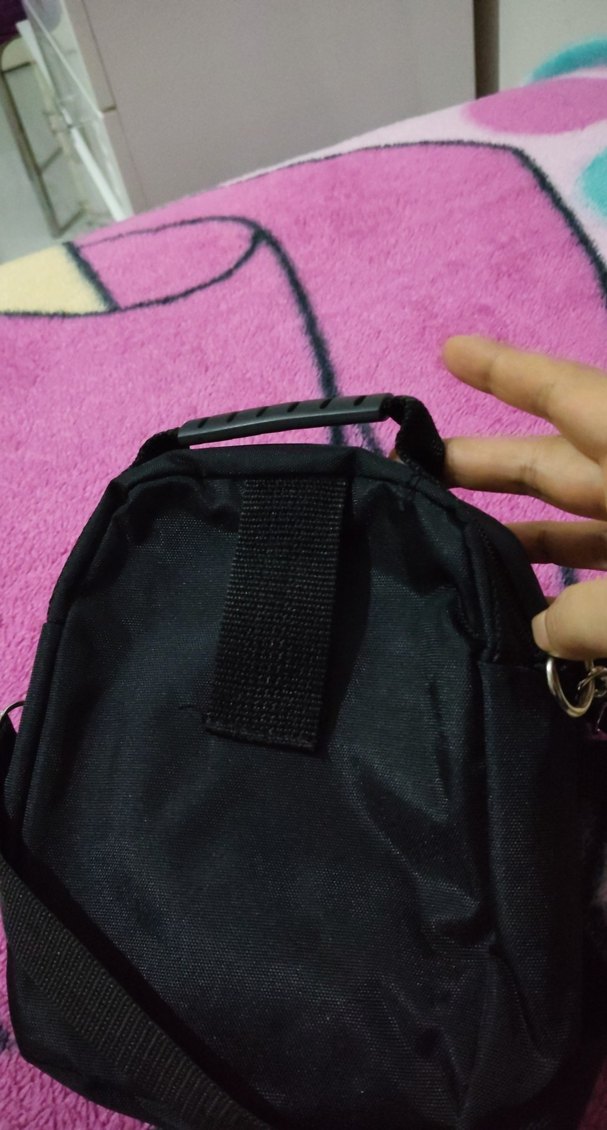 Siyah Fermuarlı Erkek Omuz Çantası - Görsel 3