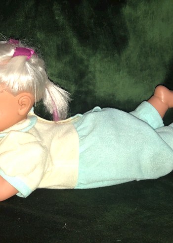 Beden Vintage Bebek müzikli hareketli Oyuncak Beyaz Pastel Renkli