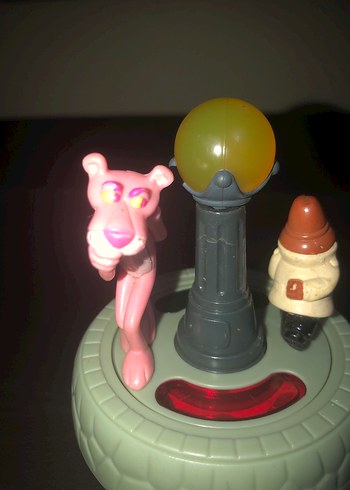  Beden Renk Pembe Pembe Panter ve Cüce Figürü