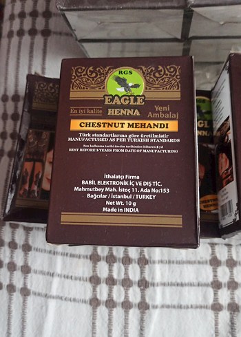 Eagle Henna Saç Boyası kestane rengi - Görsel 5