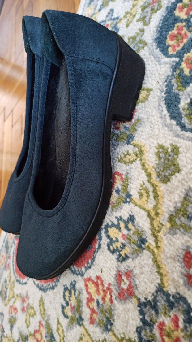 Mavi Kadın Dolgu Topuklu Günlük Ayakkabı - Görsel 5