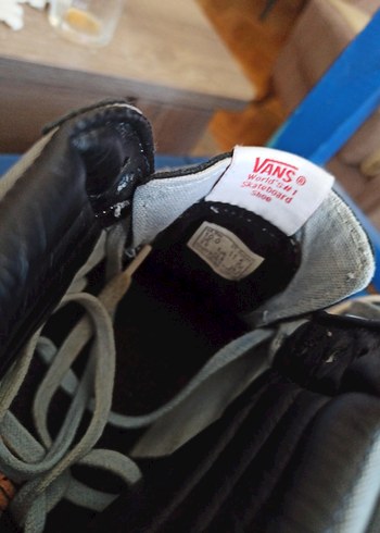 Vans Gri Spor Ayakkabı Velcro Detaylı - Görsel 7
