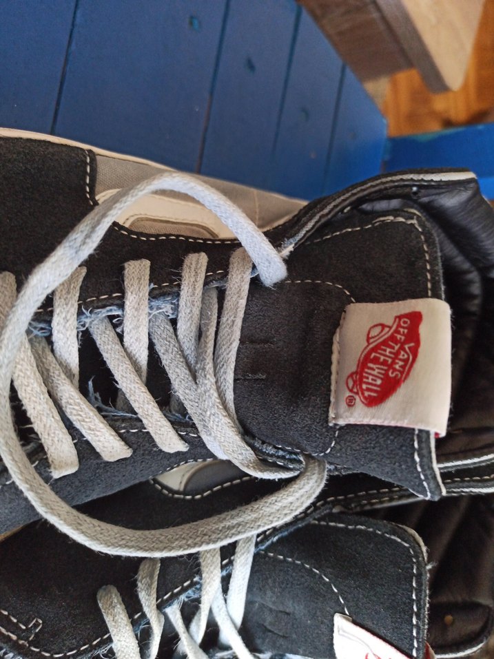 Vans Gri Spor Ayakkabı Velcro Detaylı - Görsel 3