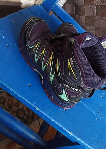 Kadın Mor Yüksek Topuklu Spor Ayakkabı - Görsel 4