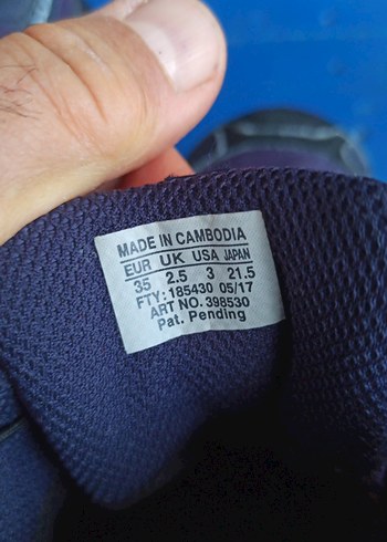 Kadın Mor Yüksek Topuklu Spor Ayakkabı - Görsel 7