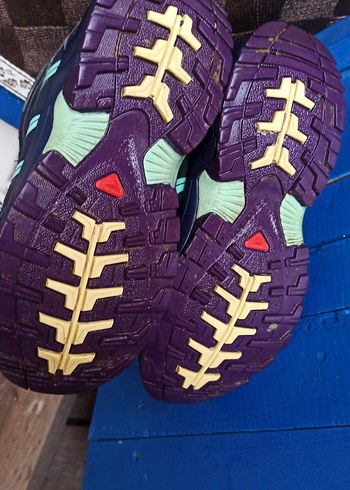 Kadın Mor Yüksek Topuklu Spor Ayakkabı - Görsel 9