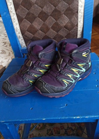 Kadın Mor Yüksek Topuklu Spor Ayakkabı - Görsel 6