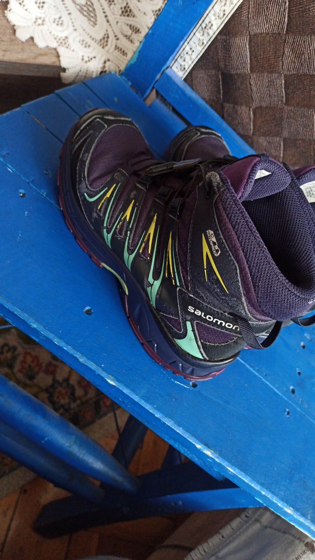 Kadın Mor Yüksek Topuklu Spor Ayakkabı - Görsel 4