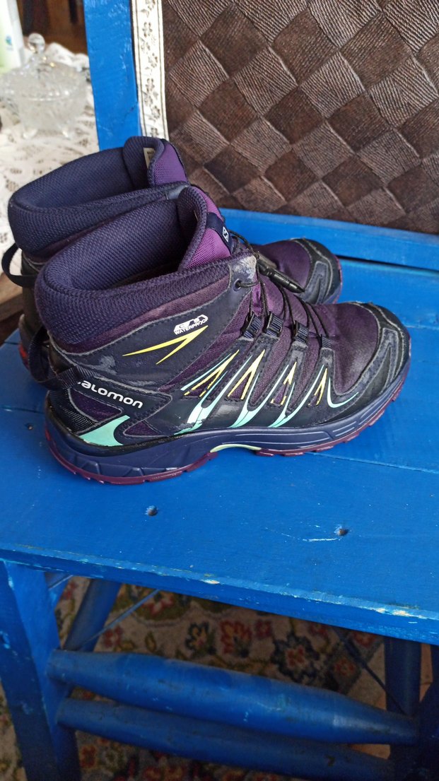 Kadın Mor Yüksek Topuklu Spor Ayakkabı - Görsel 2