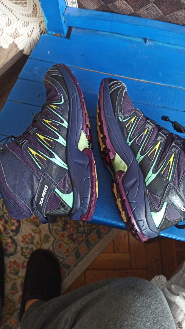 Kadın Mor Yüksek Topuklu Spor Ayakkabı - Görsel 5