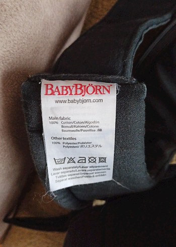 BABYBJÖRN ( Carrier black cotton)Kanguru Bebek Taşıyıcı - Görsel 2