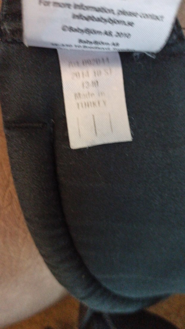 BABYBJÖRN ( Carrier black cotton)Kanguru Bebek Taşıyıcı - Görsel 4