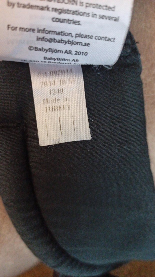 BABYBJÖRN ( Carrier black cotton)Kanguru Bebek Taşıyıcı - Görsel 3