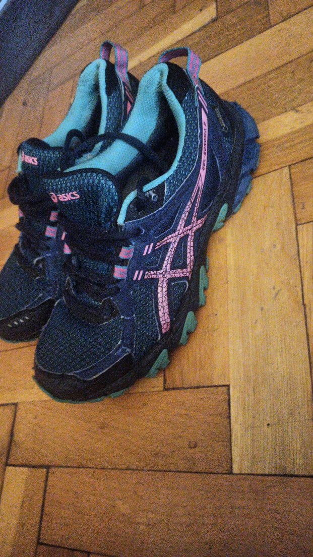 Lacivert Goretex Kadın Spor Ayakkabı ASICS - Görsel 2