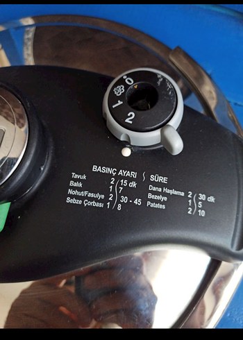 Mavi Siyah Basınçlı Tencere - Görsel 3