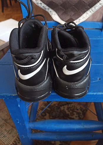 tek ebat Beden Nike Air Uptempo Erkek Siyah Spor Ayakkabı