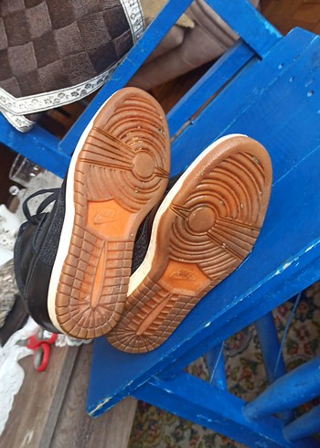 Nike Siyah Bağcıklı Kadın Dolgu Topuk Spor Ayakkabı - Görsel 7