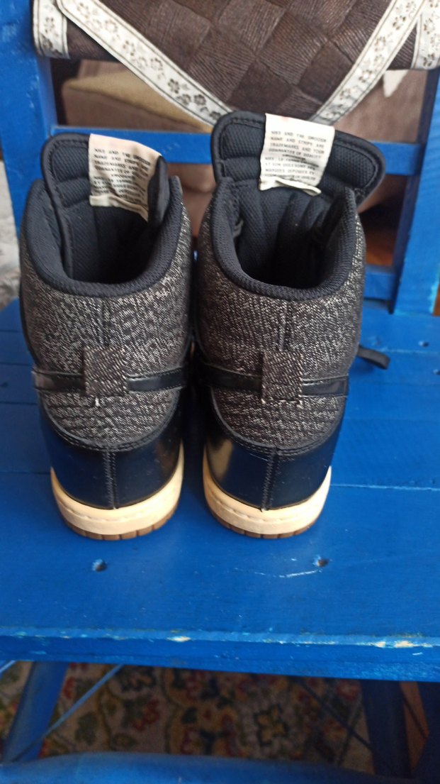 Nike Siyah Bağcıklı Kadın Dolgu Topuk Spor Ayakkabı - Görsel 4