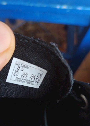 Erkek Çocuk Siyah Vans Spor Ayakkabı - Görsel 7