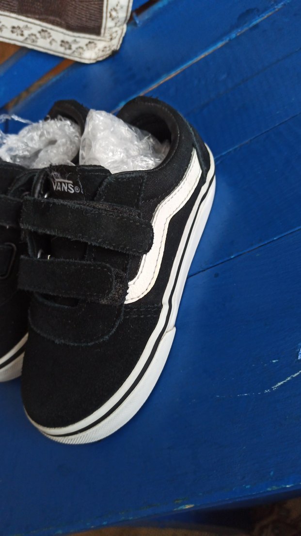 Erkek Çocuk Siyah Vans Spor Ayakkabı - Görsel 4