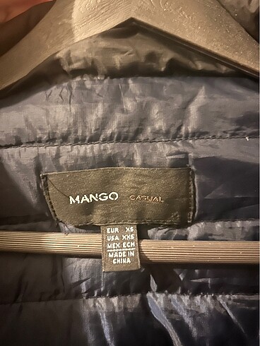 xs Beden Mango İnce Mont