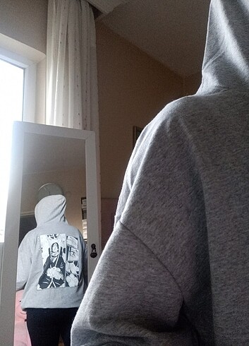 Anime Kapüşonlu fermuarlı sweatshirt