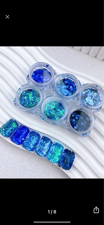 Tırnak glitter set