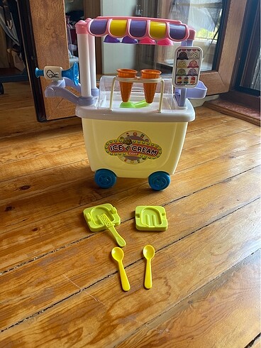 Playdoh dondurma arabası