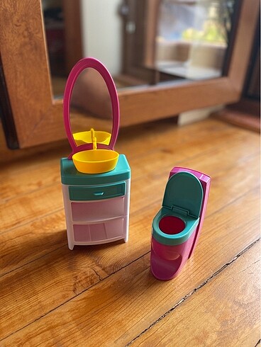  Barbie banyo seti