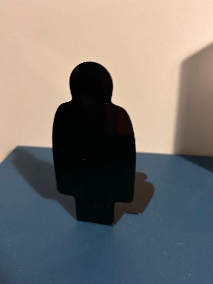 ikea kitap tutacağı metal Siyah Minimalist Figür - Görsel 2