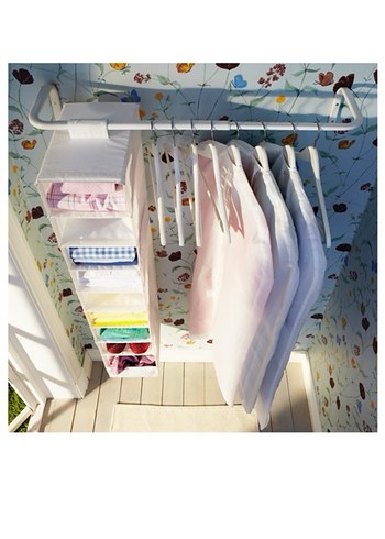 MULIG Beyaz Duvar Askısı 60/90x26 cm - Görsel 7