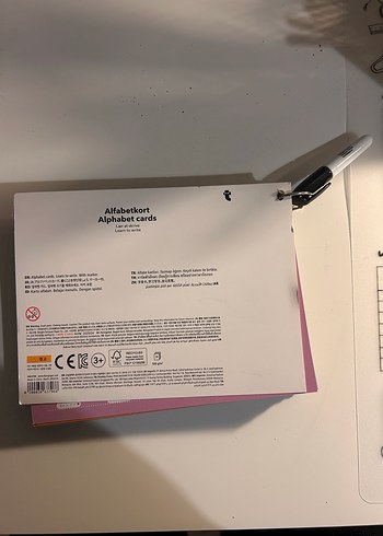 Yazı kartları silinebilir sert - Görsel 4