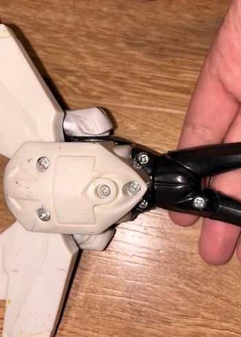 Mx Steel Figür Mavi ve Siyah Kanatlı Aksiyon Figürü - Görsel 3