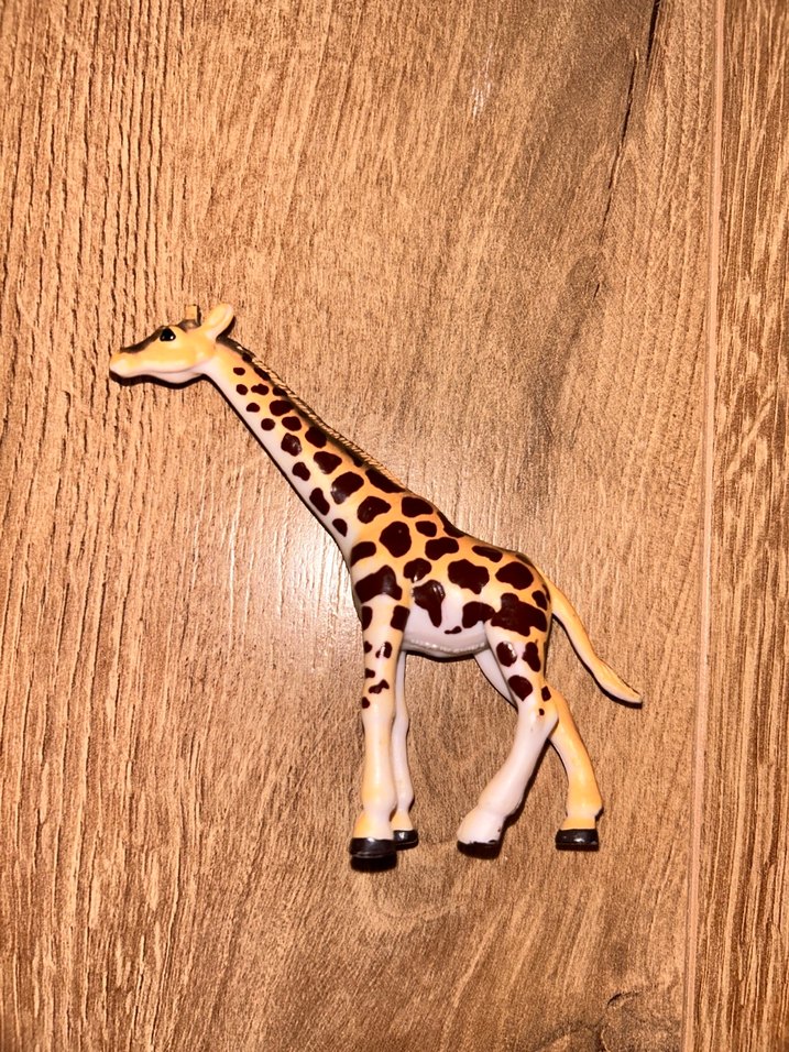 Renkli Ahşap Zürafa Oyuncak - Görsel 2