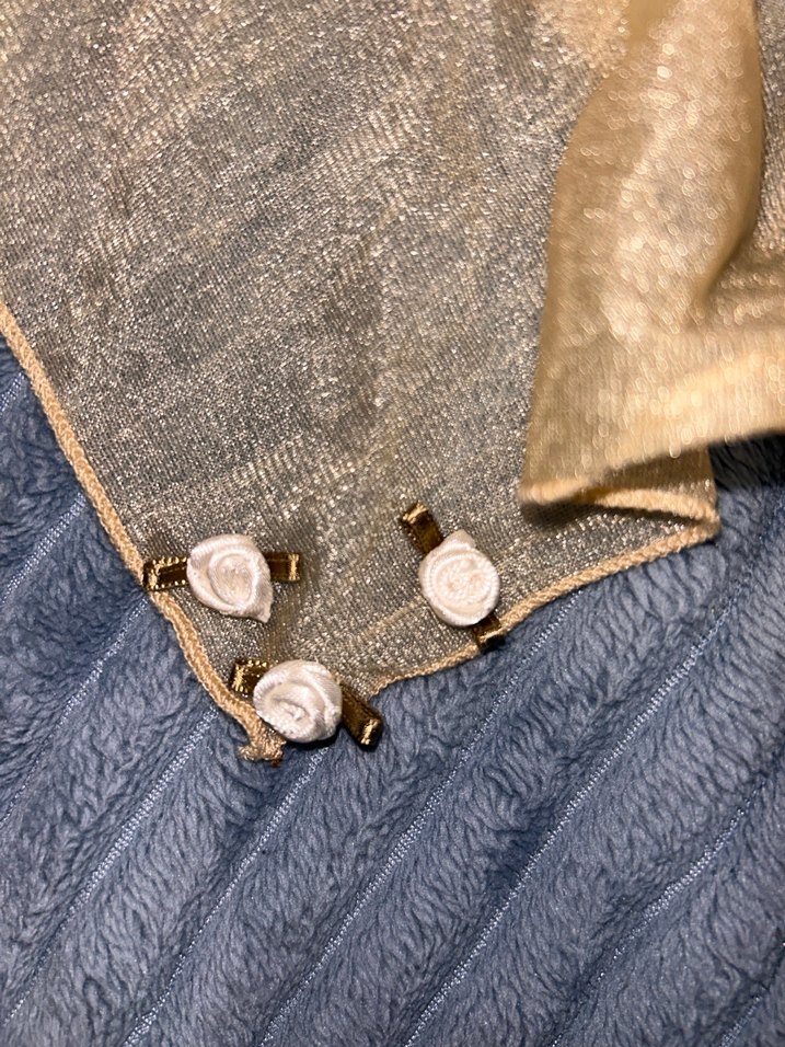 Fular Bej Parlak Keten Kadın Şal - Görsel 2